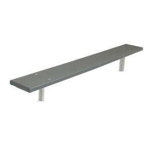   Bench without Back in Ground, Gray G942S GRY6 