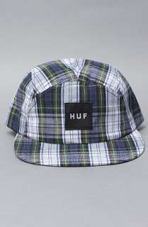 HUF The Tartan Prep Half Moon Volley Hat in Green  Karmaloop 