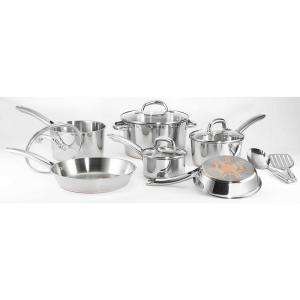 Fal Ultimate 12 in. Copper Bottom Stainless Steel Saute Pan C8360764 