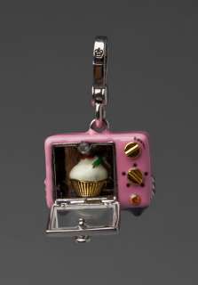 JUICY COUTURE Cupcake Oven Charm in Silver  