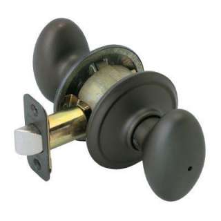 Schlage Siena Oil Rubbed Bronze Bed and Bath Knob F40 SIE 613 at The 