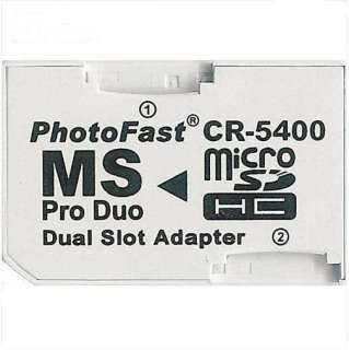 NEW Photofast CR 5400 TF to MS Dual Slot Adapter  