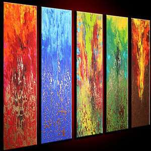 Modern Abstract Huge Wall Art Oil Painting On Canvas 030  