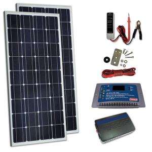Coleman 170 Watt Solar Kit With Controller and Inverter 37828 at The 