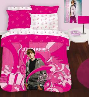 Justin Bieber Justins World Comforter & Sham Set   Full Size 3Pc 