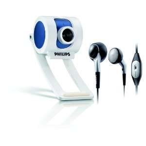 Philips SPC215NC/00 CIF PC Webcam (inkl. externes Microfon und Headset 