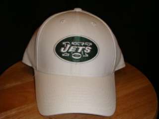 REEBOK NEW YORK JETS TEAM HAT CAP WHITE  