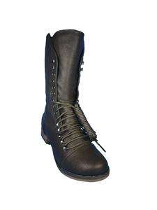 Breckelles Style Georgia 24 Color Brown Combat Boot Heel 1.Inches 