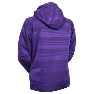 ZIENER AIM Gr. L Damen Skijacke Snowboardjacke dark purple stripe 