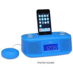 iLuv iMM153 Desktop Alarm Clock for iPod   Includes Bed Shaker, FM 