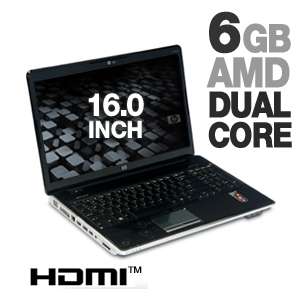 HP Pavilion dv6 1280us Notebook PC   AMD Turion X2 Ultra ZM 87 2.4GHz 