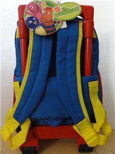 The Backyardigans Small Child 12 Backpack With Wheels Bookbag  