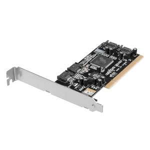 Ultra U12 40604 PCI Expansion Card   4 Internal SATA 1.5Gbps Ports 