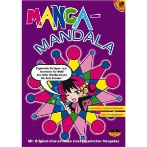 Manga Mandala violett. superdickes, holzfreies Malpapier, ideal für 