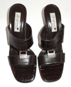 Brighton Ryan #2362 Brown Slides/Sandals Womens Size 9 N  