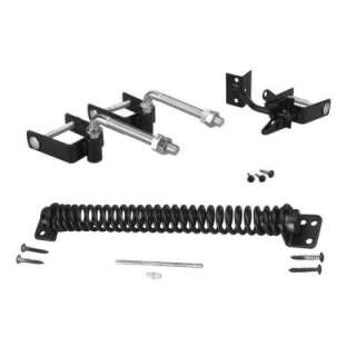 First Alert Black Deluxe Gate Kit Steel Fence Accessory GHKDFA at The 
