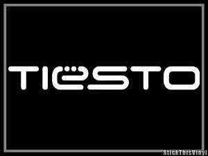 Tiesto Trance Techno Decal Vinyl Sticker (2x)  