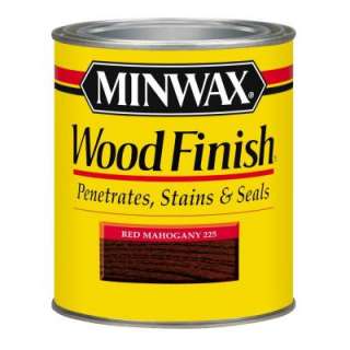 Minwax 8 Oz. Oil Based Red Mahogany Wood Finish Interior Stain 22250 