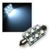 LED Soffitte weiß 2x 3 Chip SMD   39mm CANBUS 12V  