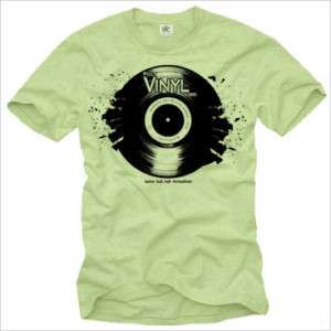 Vinyl T Shirt Eelectro Schallplatten Sammlung Dj LP XL  