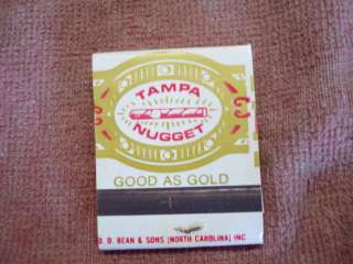 Tampa Nugget, Good as Gold; Vintage Matches  