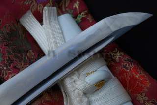   JAPANESE SAMURAI SWORD TANTO Clay Tempered Abrasive Sharp Blade#1550