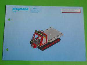 PLAYMOBIL BAUPLAN / BAUANLEITUNG 3191 DINOTRANSPORT  