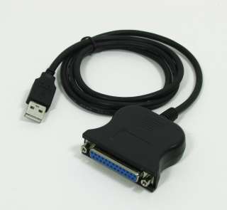 Adapter Kabel USB Parallel auf 25 pol Drucker LPT1 DB25  