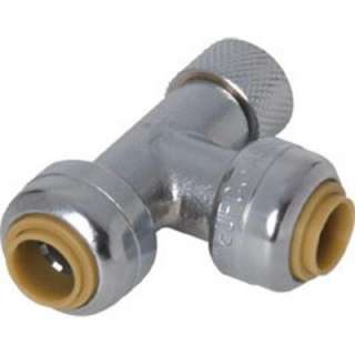   Push to Fit x Push to Fit Stop Valve Tee U3358A 