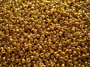 Toho Seed Beads Permanent Gold Galvanized #PF557  