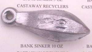 BANK SINKERS 5 PACK OF 10 OZ FISHING TACKLE  