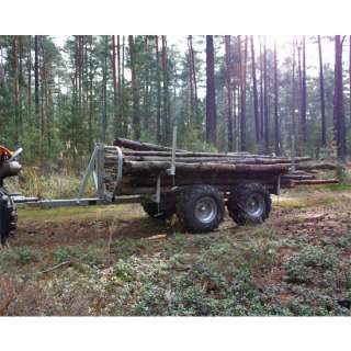 Holzanhänger für ATV Quad Holz Hänger Holzrücken Anhänger 