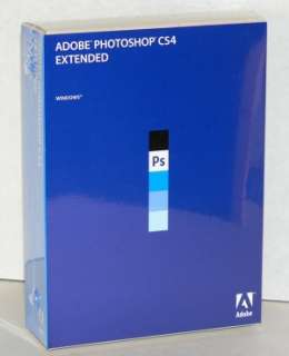 Adobe Photoshop CS 4 CS4 Extended Windows PN 65015816  