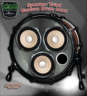 22 Bass Drum Head   Speaker Triad Design w/port  