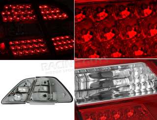 01 02 03 LEXUS LS430 RED/CLEAR FULL LED TAIL LIGHTS NEW  