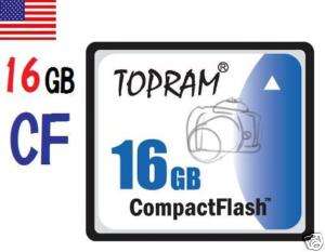 16GB 16G CF COMPACT FLASH Card FOR CANON 350D 400D 30D  