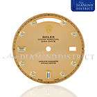 MENS DIAMOND GOLD DIAL FOR ROLEX DAY DATE II PRESIDENT 41MM WATCH