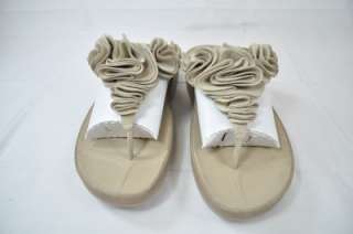 FITFLOP PEBBLE SUEDE RUFFLED TOP SANDAL size 43 11 (EDX)  