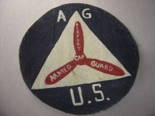 WWII CIVIL AIR PATROL ARMED AIRPORT GUARD PATCH  