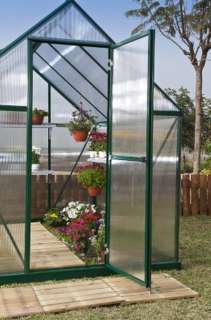 New 6 x 8 Greenhouse Green House Twin Clear Wall Panels & Anchor Kit 