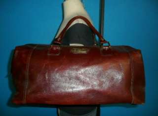   ETIENNE AIGNER Large Leather Satchel Doctor Duffle Case Travel Bag