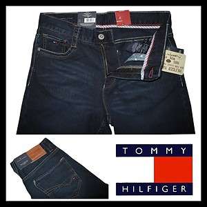 Tommy Hilfiger Herren Jeans Madison Vintage Dark Straight Fit Hose 