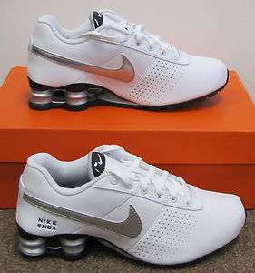 Nike Shox Deliver Youth Shoes Boys/Girls Size 4 Youth White Sneakers 