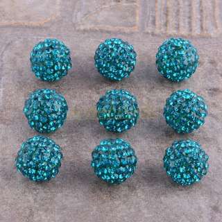 Austrian Crystal 13mm Disco Hip Hop Ball Loose Spacer Beads Jewelry 