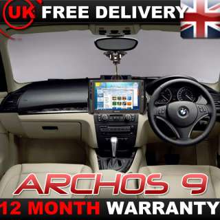 DOUBLE SUCTION CAR KIT MOUNT FOR ARCHOS 9 TABLET PC NEW  