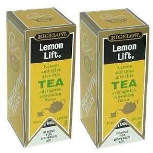 Bigelow Lemon Lift Classic Tea (2 Pack   2 Large 28 Count Boxes)