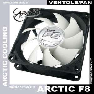 VENTOLA ARCTIC COOLING ARCTIC F8 FAN 80 MM PER CASE PC  