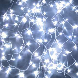 100 LED 12m White Fairy Lights String Indoor Home Xmas  