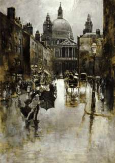 JOSEPH PENNELL St Pauls Cathedral PRINT New CANVAS  