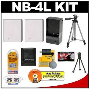  (2) CTA NB 4L Rechargeable Li ion Batteries + Mini Battery 